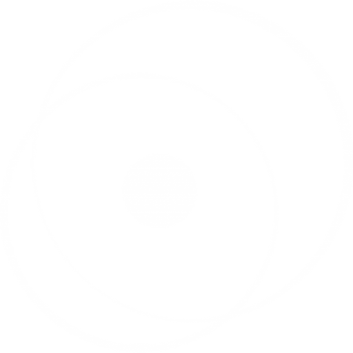 Imagen de vesica piscis, con punto negro en el centro.